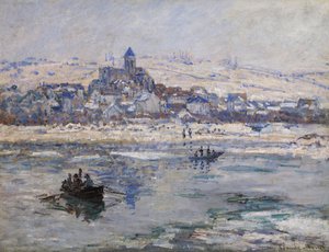 Kışın Vétheuil by Claude Monet